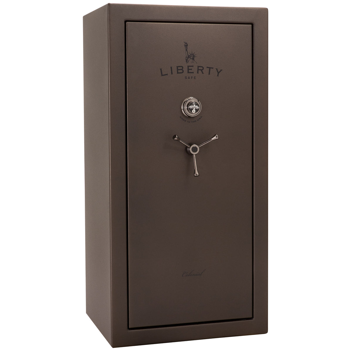 Colonial Series | Level 4 Security | 75 Minute Fire Protection | 23 PRO FLEX | DIMENSIONS: 60.5"(H) X 30"(W) X 22"(D*) | Bronze Textured | Mechanical Lock - Closed