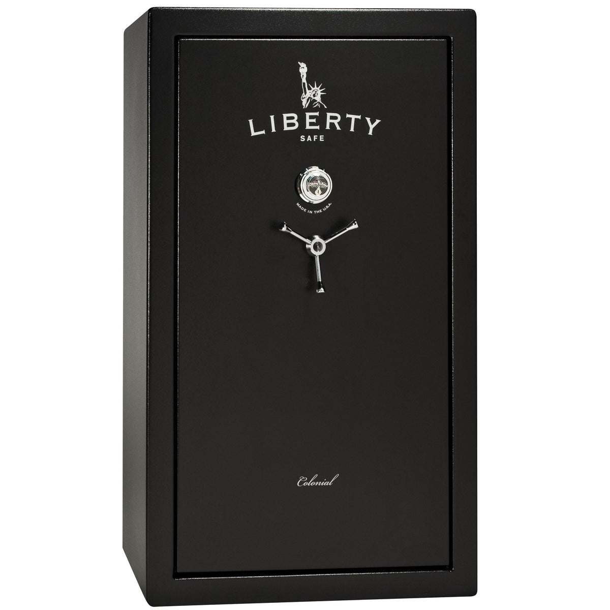 Colonial Series | Level 4 Security | 75 Minute Fire Protection | 30 PRO FLEX | DIMENSIONS: 60.5&quot;(H) X 36&quot;(W) X 22&quot;(D*) | Black Textured | Mechanical Lock - Closed