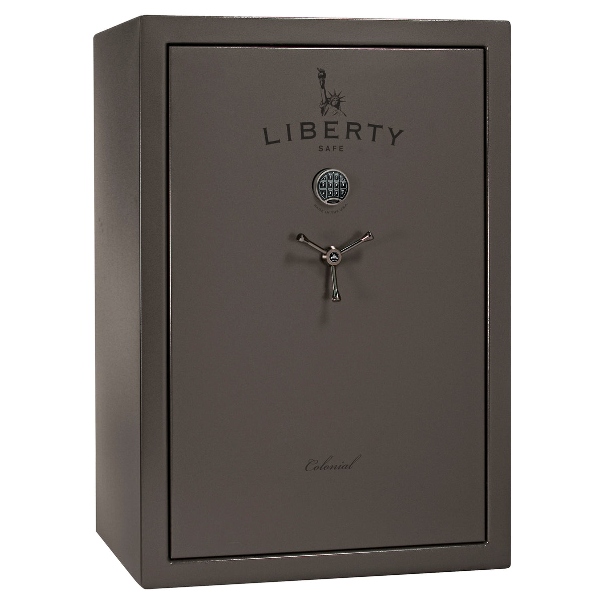 Colonial Series | Level 4 Security | 75 Minute Fire Protection | 35 | DIMENSIONS: 60.5"(H) X 42”(W) X 22"(D*) | Gray Marble | Electronic Lock - closed