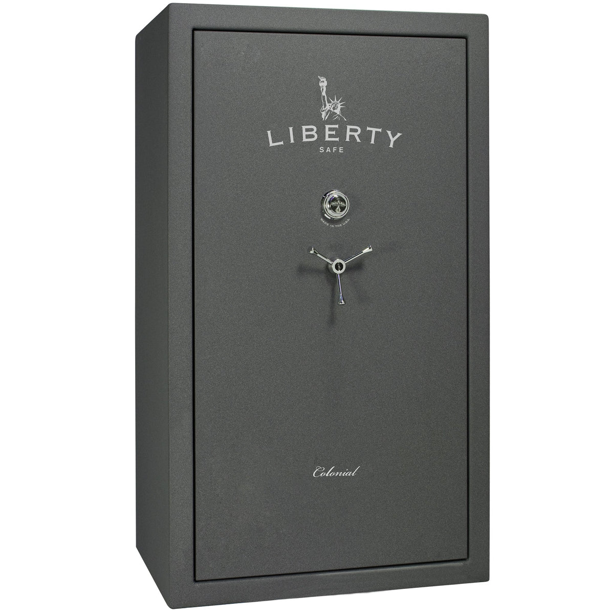 Colonial Series | Level 4 Security | 75 Minute Fire Protection | 50 PRO FLEX | DIMENSIONS: 72.5&quot;(H) X 42&quot;(W) X 27.5&quot;(D*) | Granite Textured | Mechanical Lock - Closed